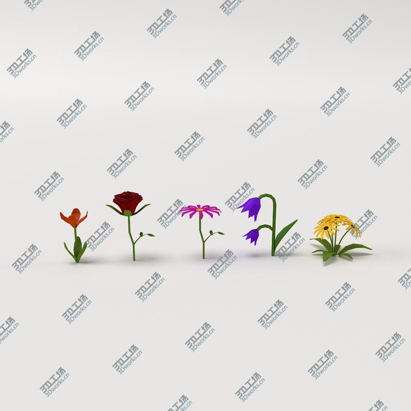 images/goods_img/2021040161/3D Low poly Trees Flowers Grass Rocks Clouds and Mountains/3.jpg